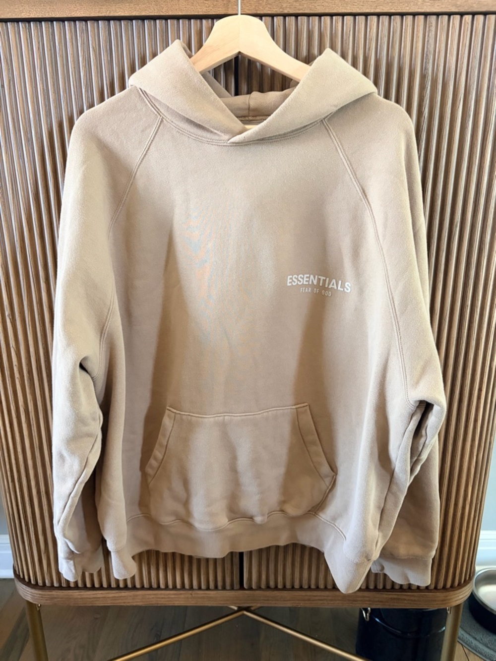Fear of God ESSENTIALS Taupe Hoodie Sweatshirt